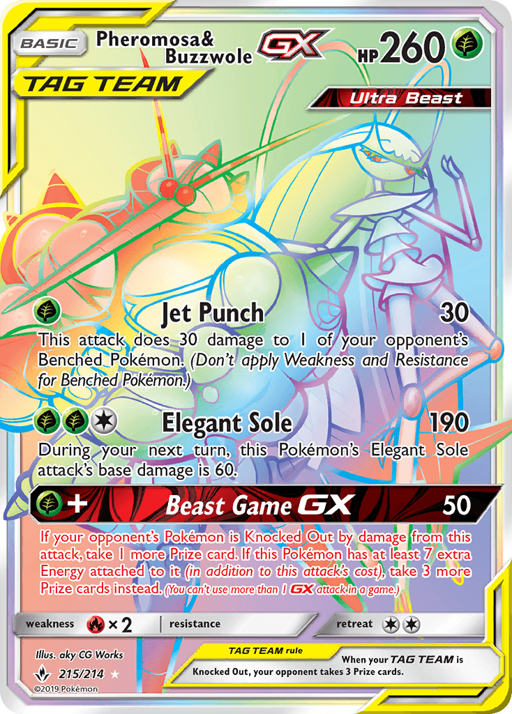 Pheromosa & Buzzwole-GX SM10-215