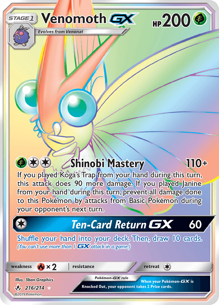 Venomoth-GX SM10-216