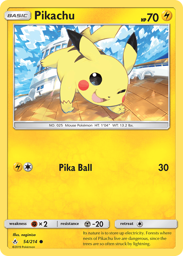 Pikachu SM10-54