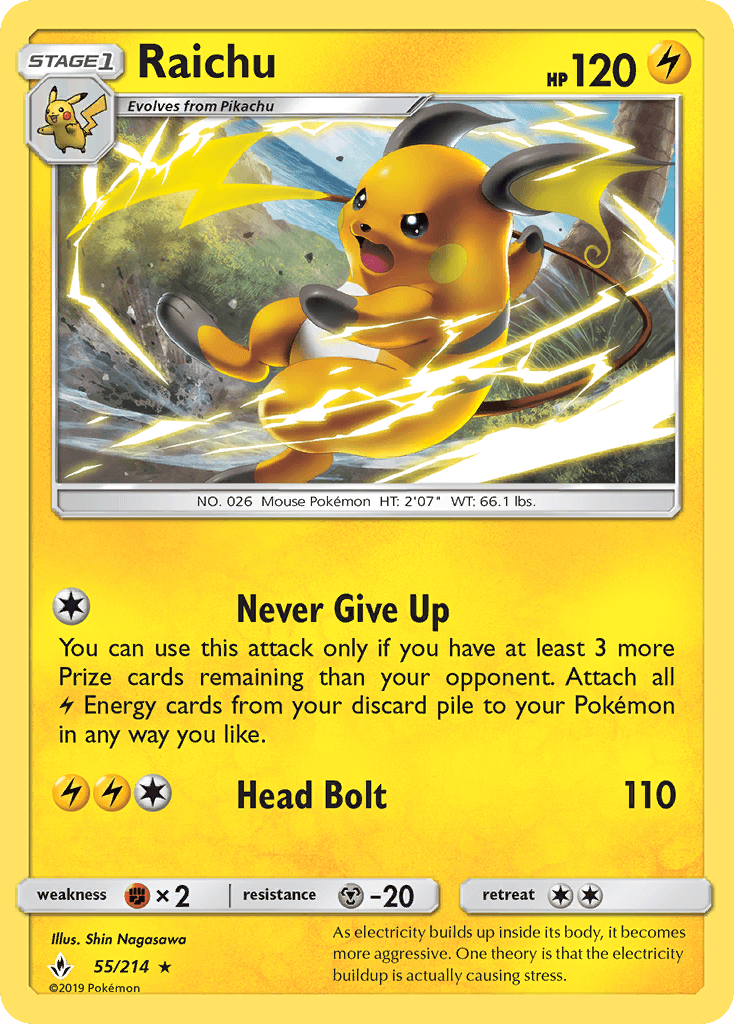 Raichu SM10-55