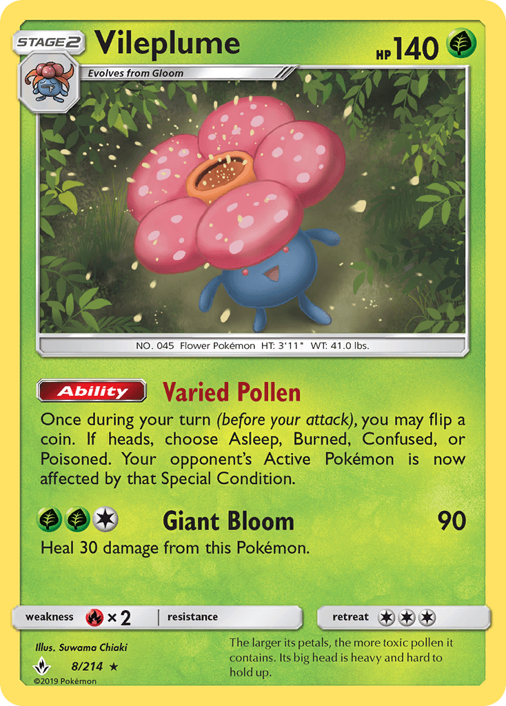 Vileplume SM10-8