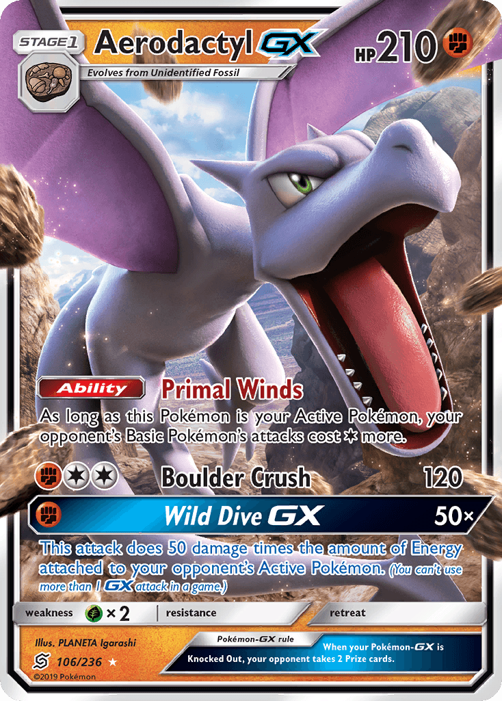 Aerodactyl-GX SM11-106