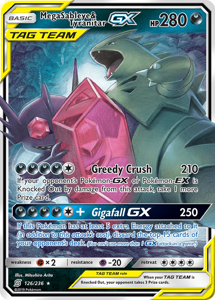 Mega Sableye & Tyranitar-GX SM11-126