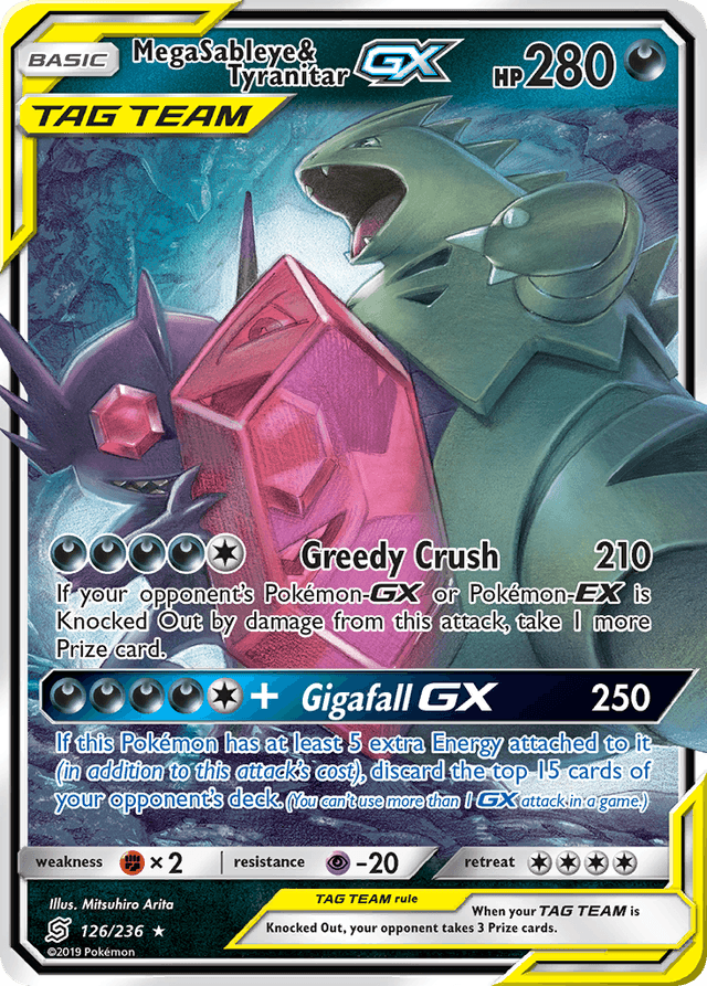Mega Sableye & Tyranitar-GX SM11-126