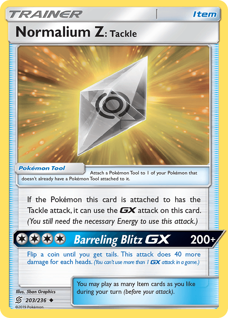Normalium Z: Tackle SM11-203
