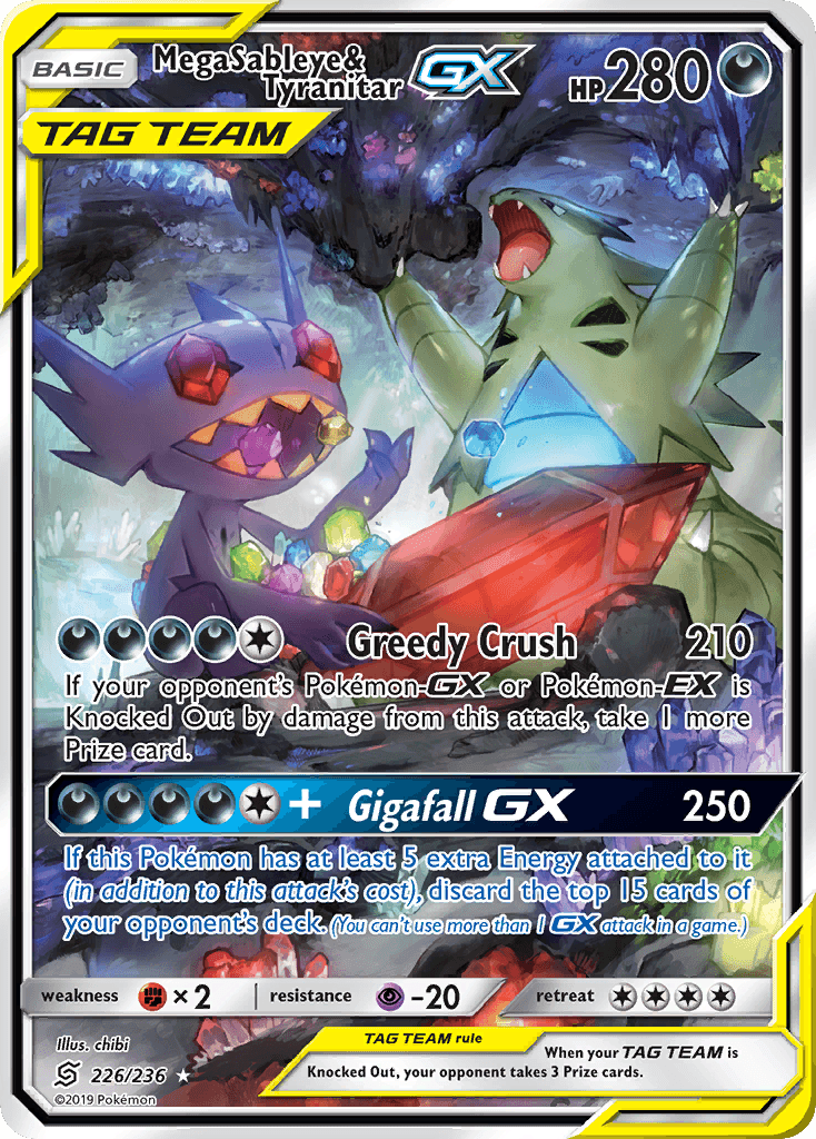 Mega Sableye & Tyranitar-GX SM11-226