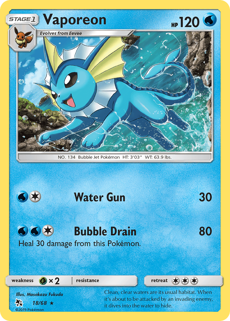 Vaporeon SM115-18