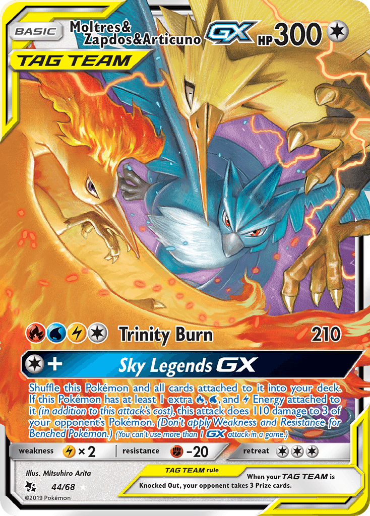 Moltres & Zapdos & Articuno-GX SM115-44
