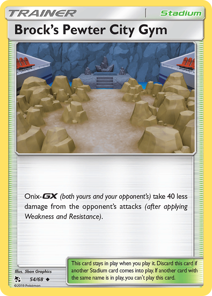 Brock's Pewter City Gym SM115-54