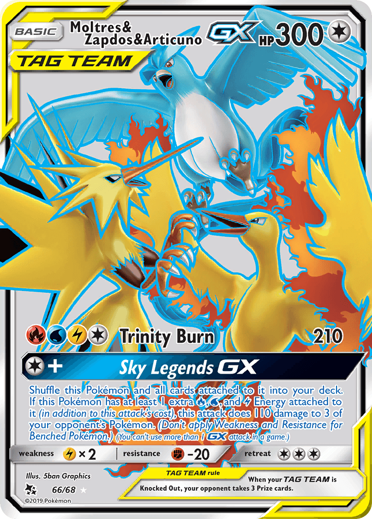 Moltres & Zapdos & Articuno-GX SM115-66