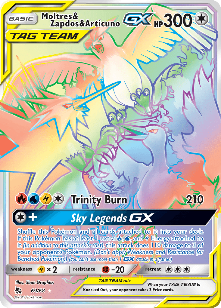 Moltres & Zapdos & Articuno-GX SM115-69