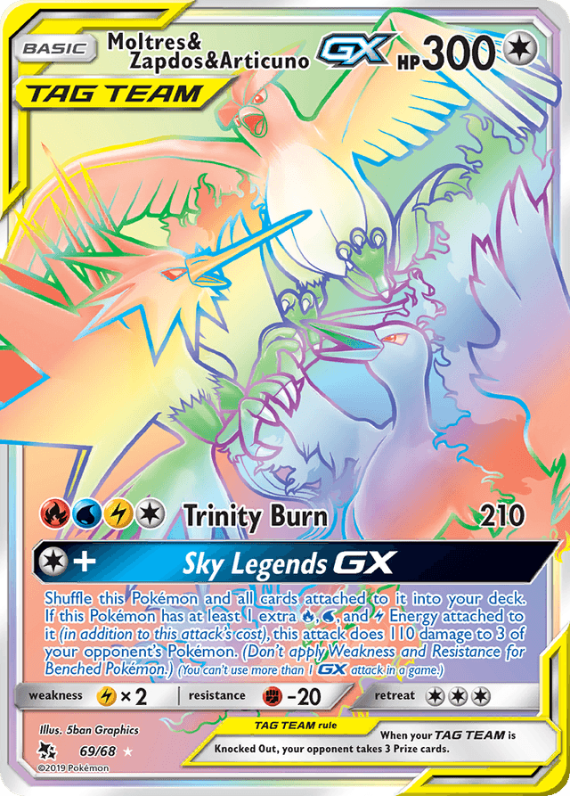 Moltres & Zapdos & Articuno-GX SM115-69
