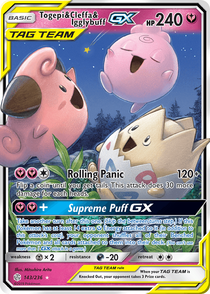 Togepi & Cleffa & Igglybuff-GX SM12-143