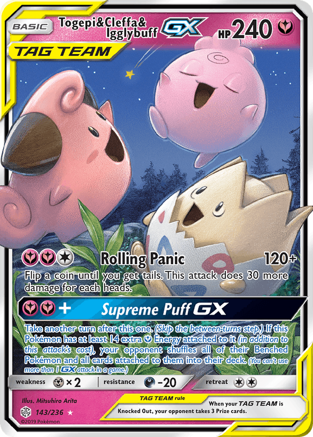 Togepi & Cleffa & Igglybuff-GX SM12-143