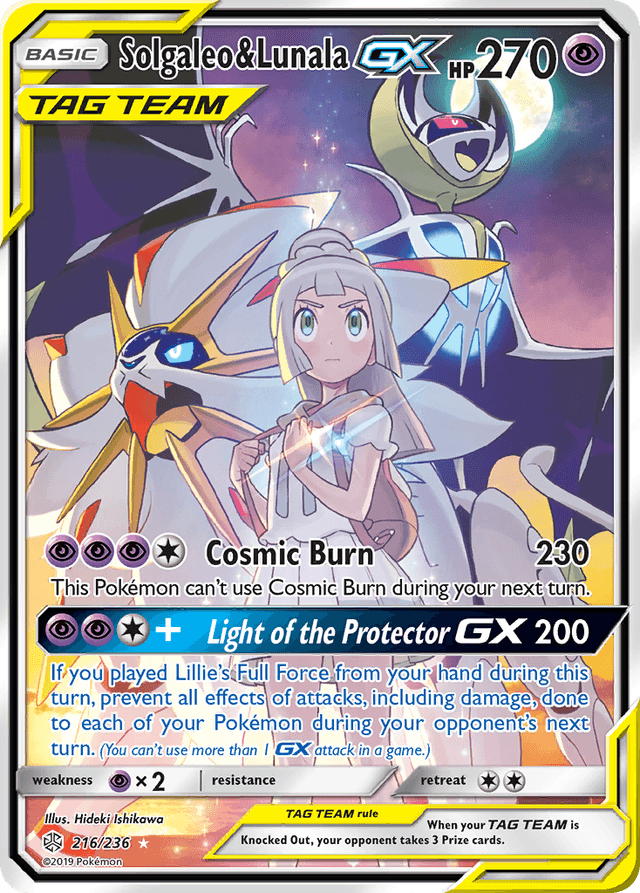Solgaleo & Lunala-GX SM12-216