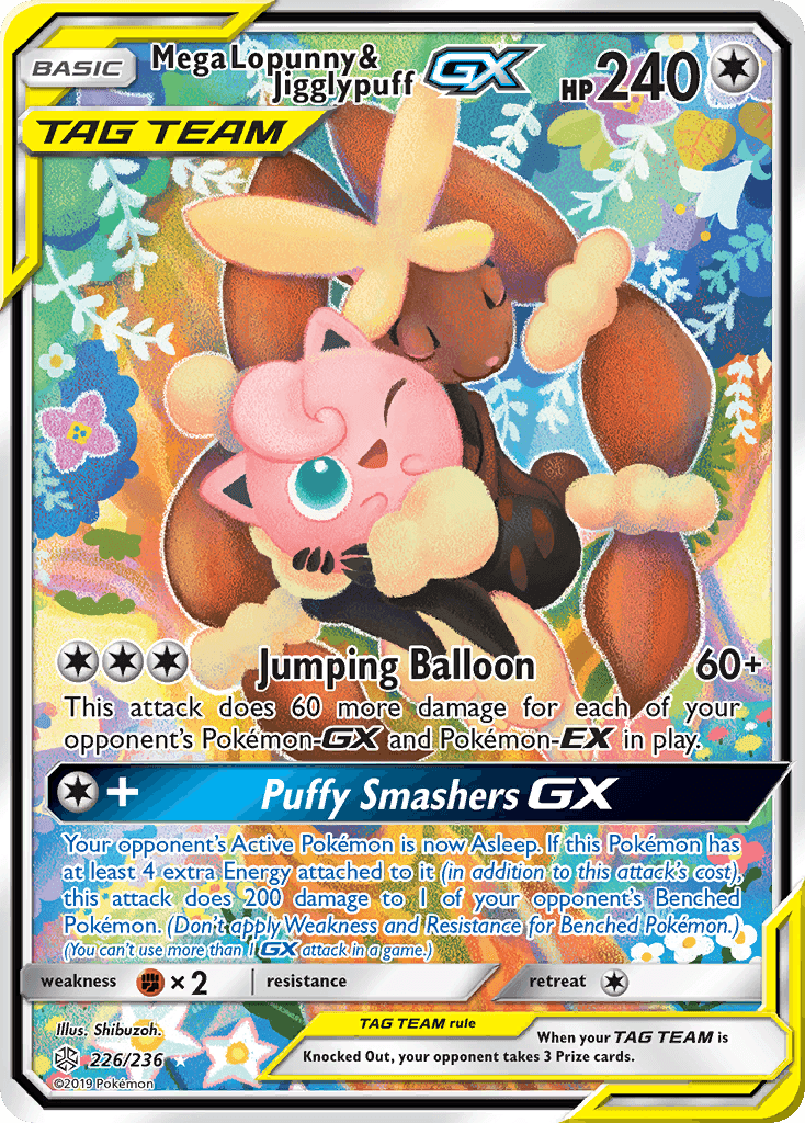 Mega Lopunny & Jigglypuff-GX SM12-226
