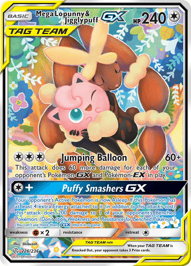 Mega Lopunny & Jigglypuff-GX SM12-226