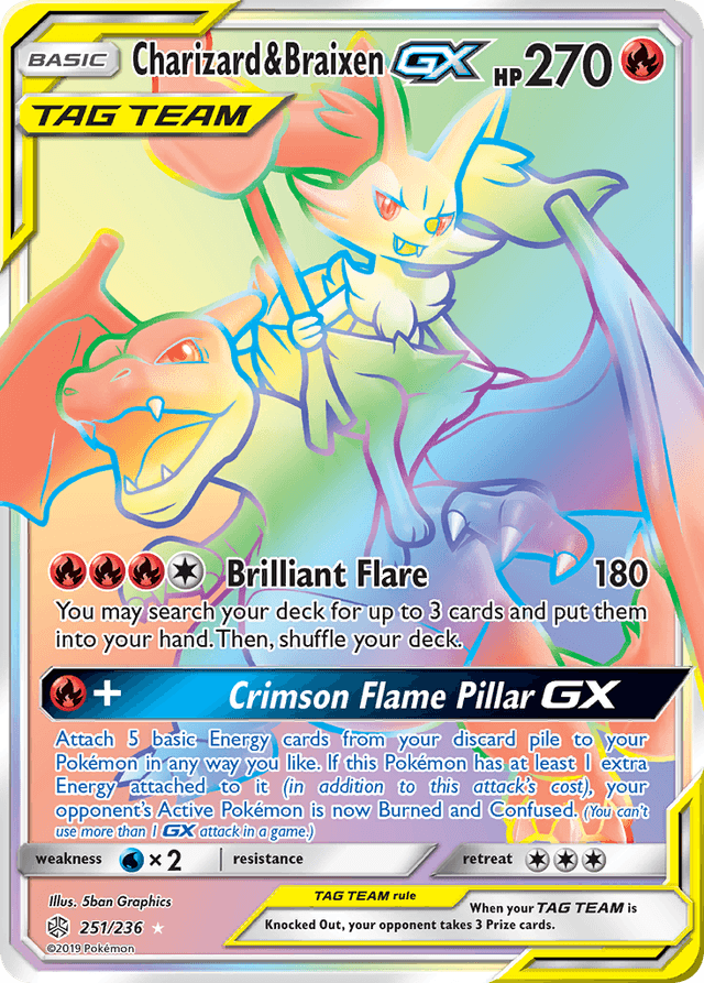 Charizard & Braixen-GX SM12-251