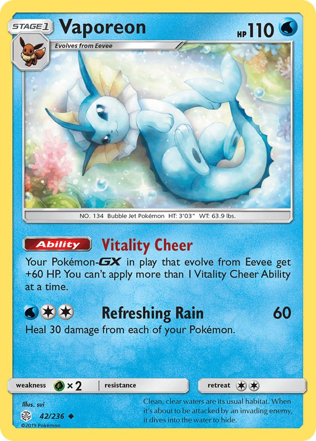 Vaporeon SM12-42