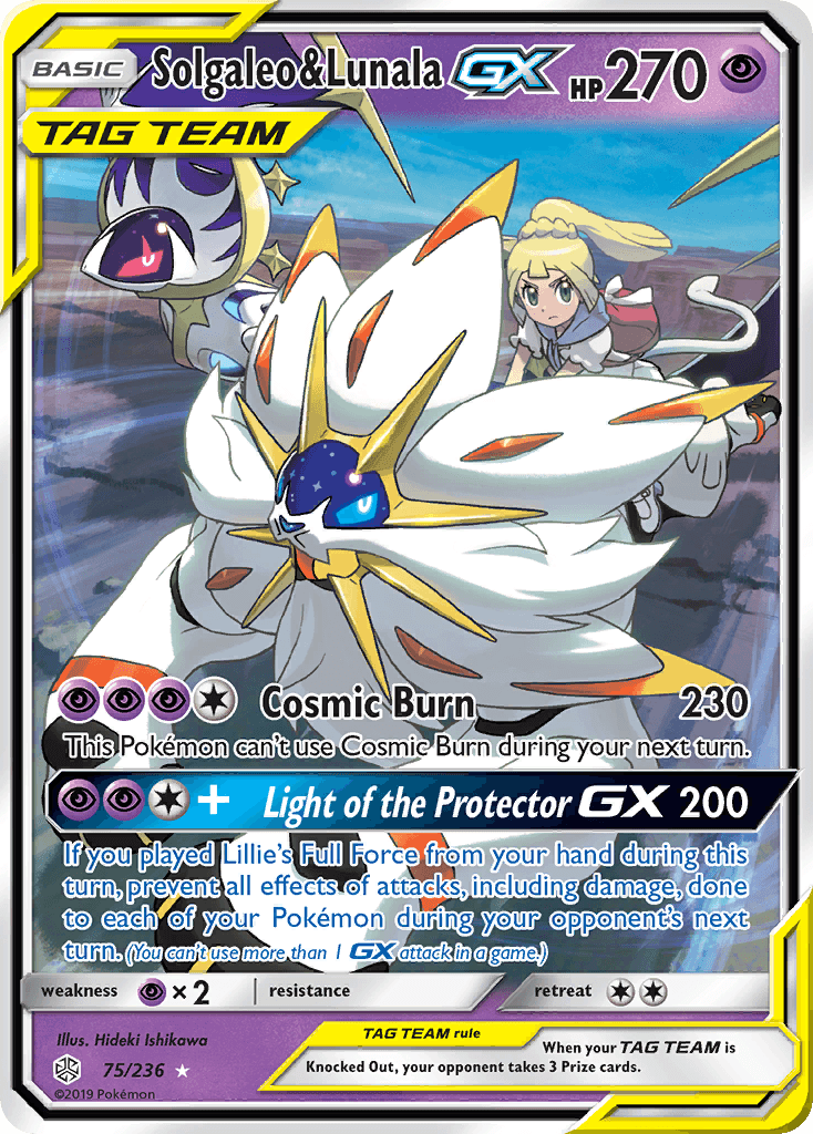 Solgaleo & Lunala-GX SM12-75