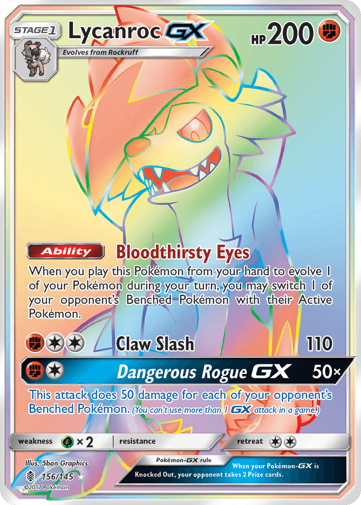 Lycanroc-GX SM2-156