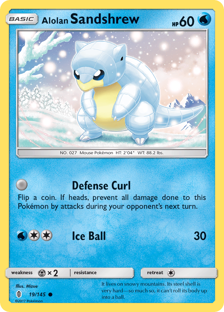 Alolan Sandshrew SM2-19