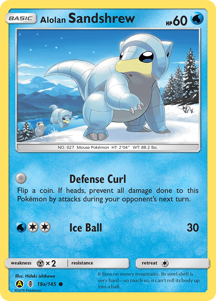 Alolan Sandshrew SM2-19a