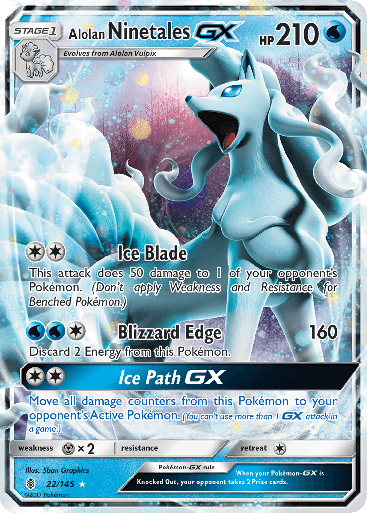 Alolan Ninetales-GX SM2-22