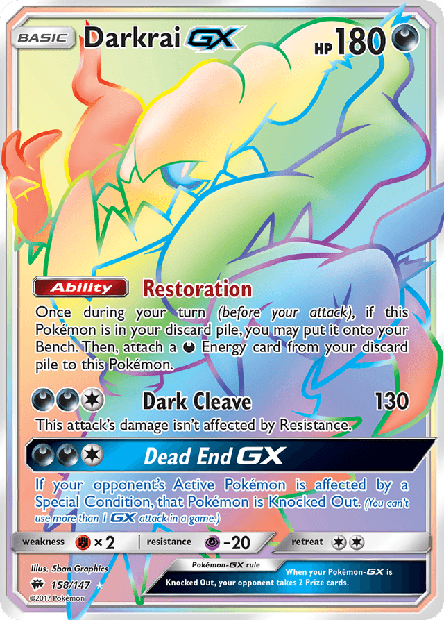 Darkrai-GX SM3-158
