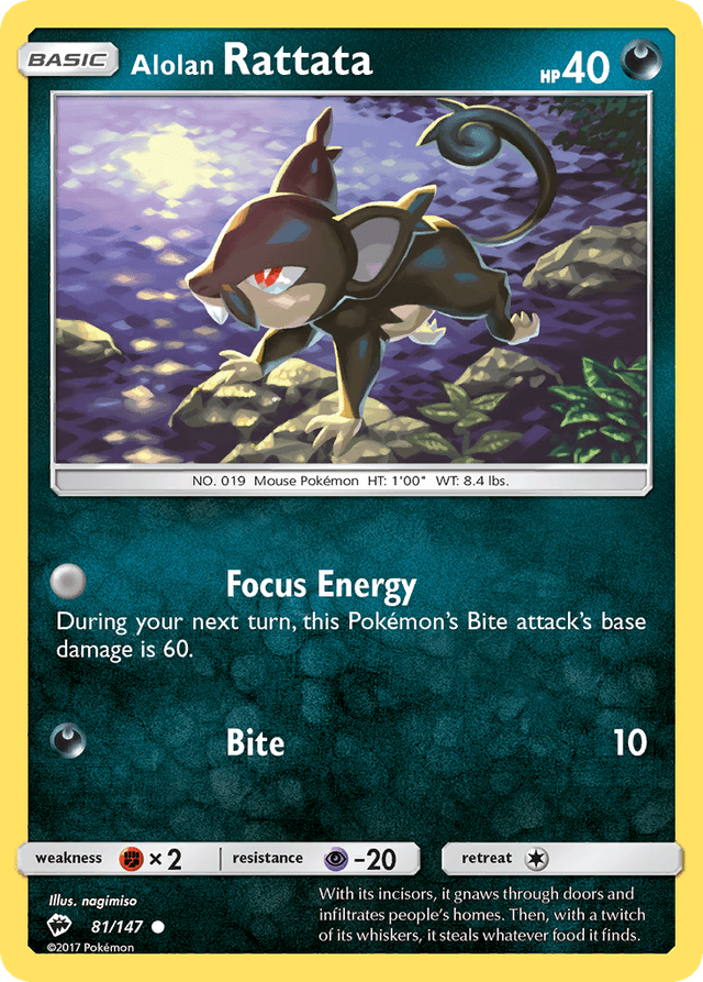 Alolan Rattata SM3-81