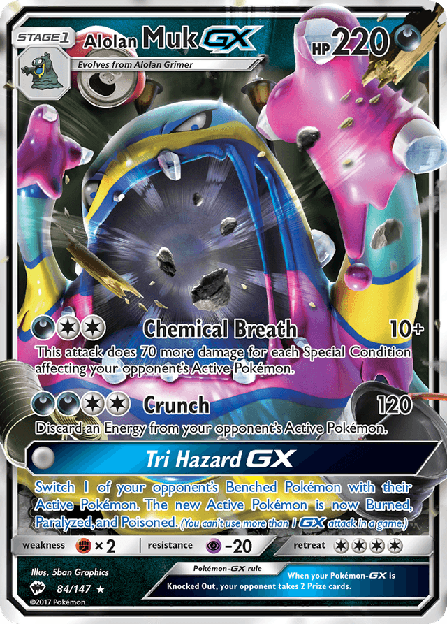 Alolan Muk-GX SM3-84