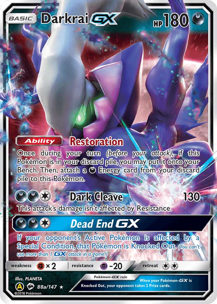 Darkrai-GX SM3-88a