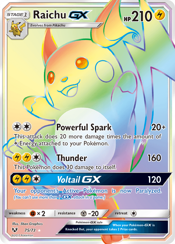 Raichu-GX SM35-75