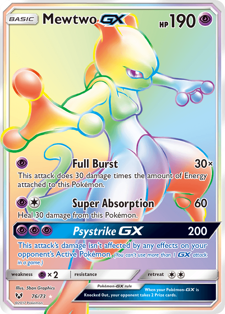 Mewtwo-GX SM35-76