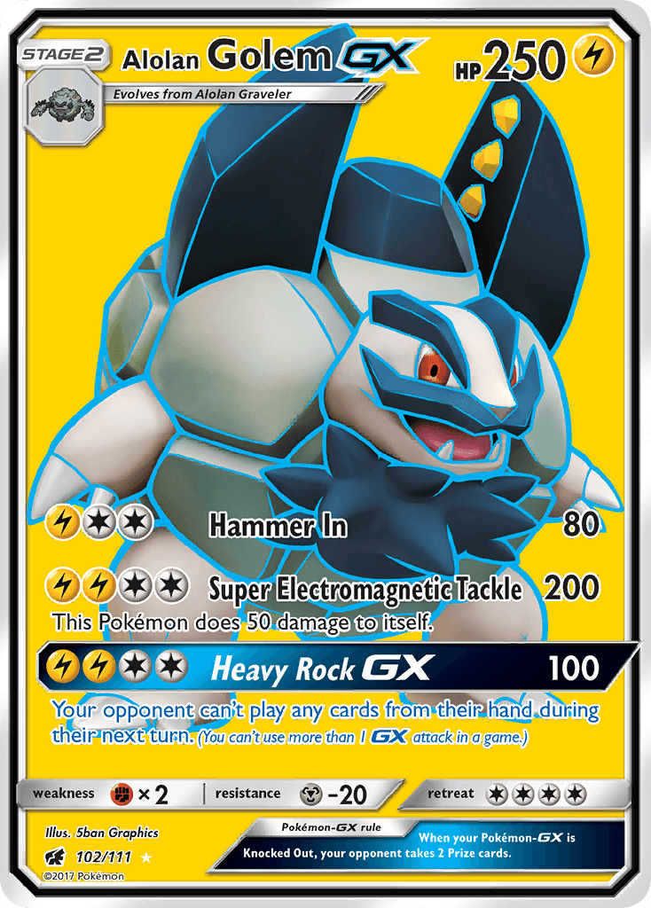 Alolan Golem-GX SM4-102