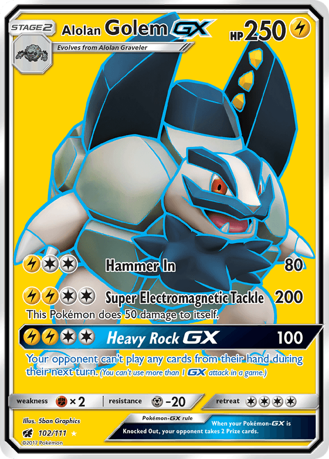 Alolan Golem-GX SM4-102