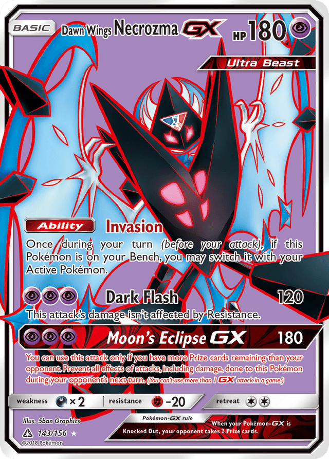 Dawn Wings Necrozma-GX SM5-143