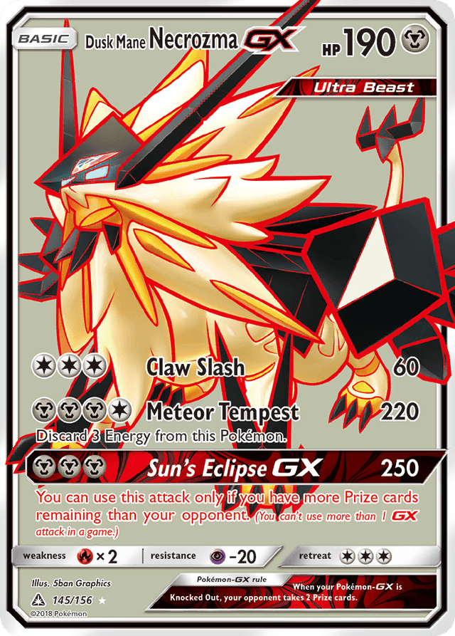 Dusk Mane Necrozma-GX SM5-145