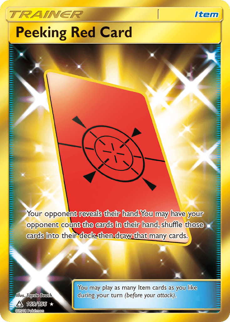 Peeking Red Card SM5-169