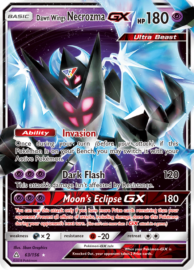 Dawn Wings Necrozma-GX SM5-63