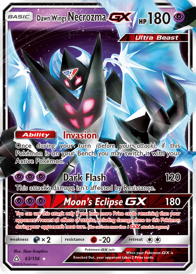 Dawn Wings Necrozma-GX SM5-63