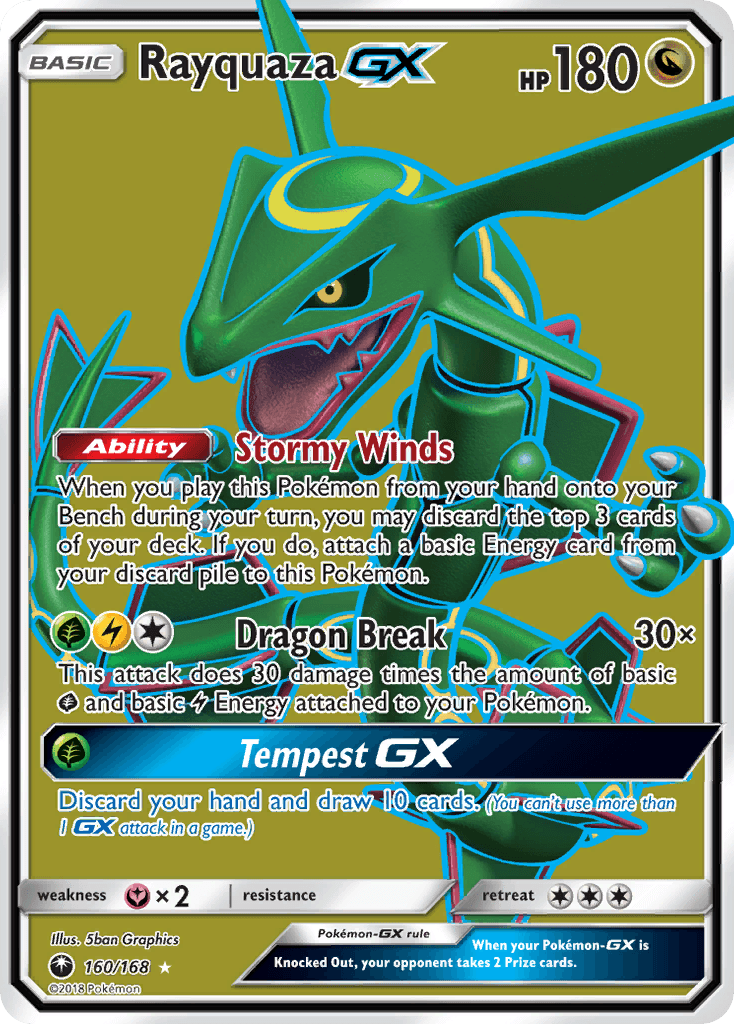 Rayquaza-GX SM7-160