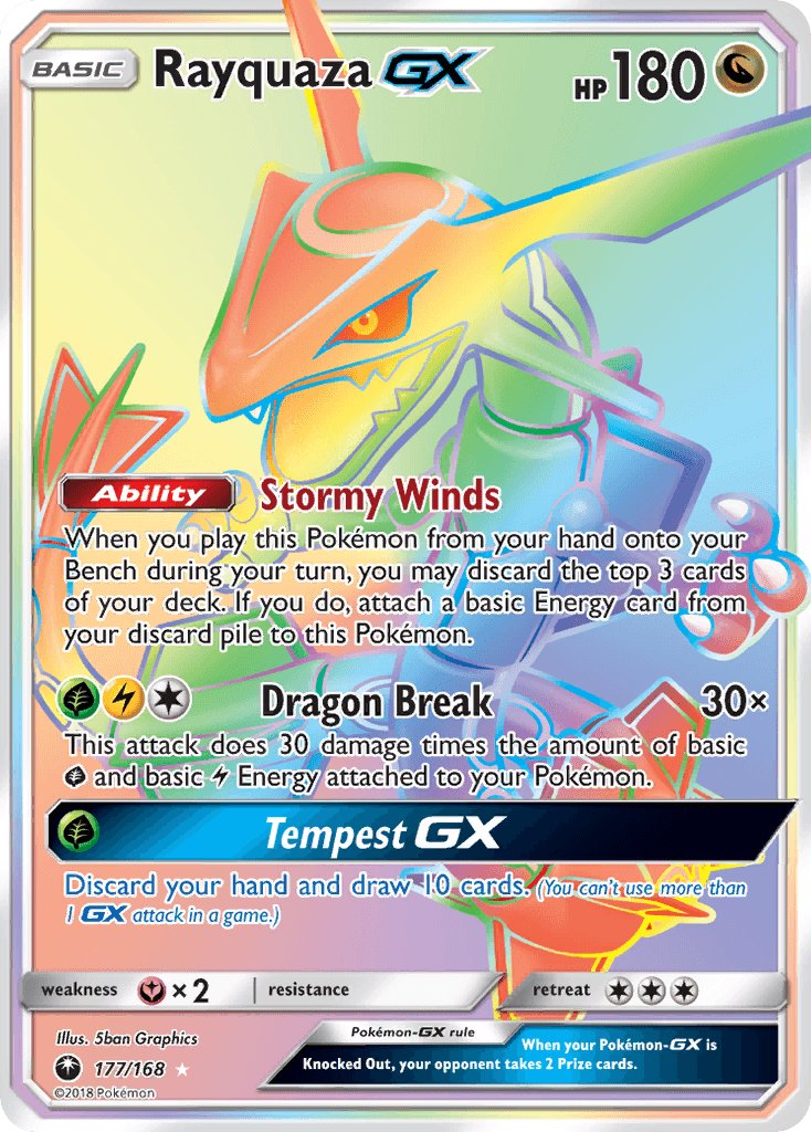 Rayquaza-GX SM7-177