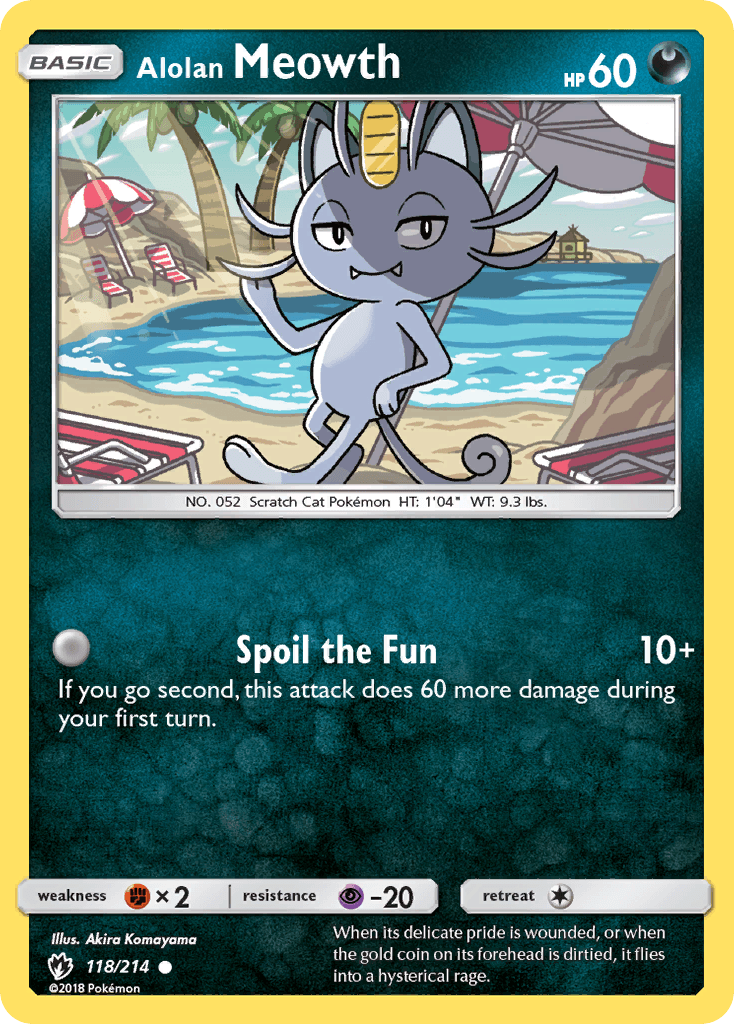 Alolan Meowth SM8-118