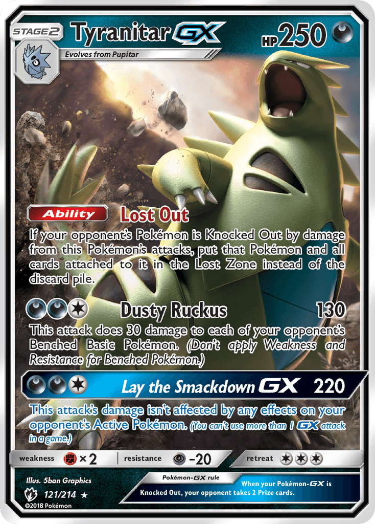 Tyranitar-GX SM8-121