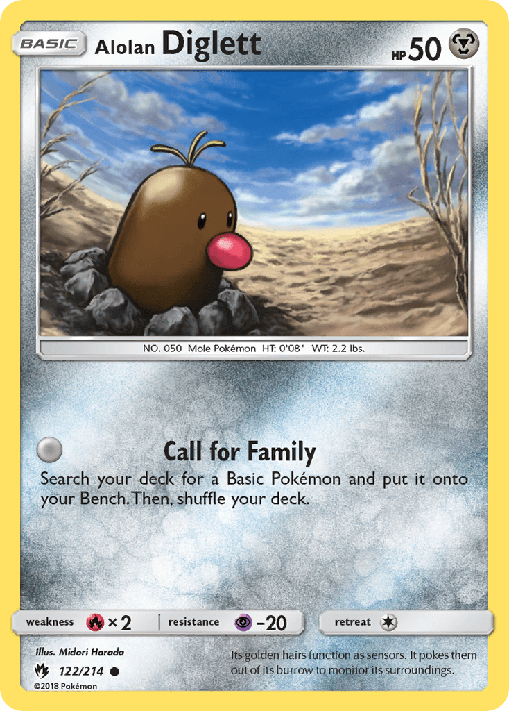 Alolan Diglett SM8-122