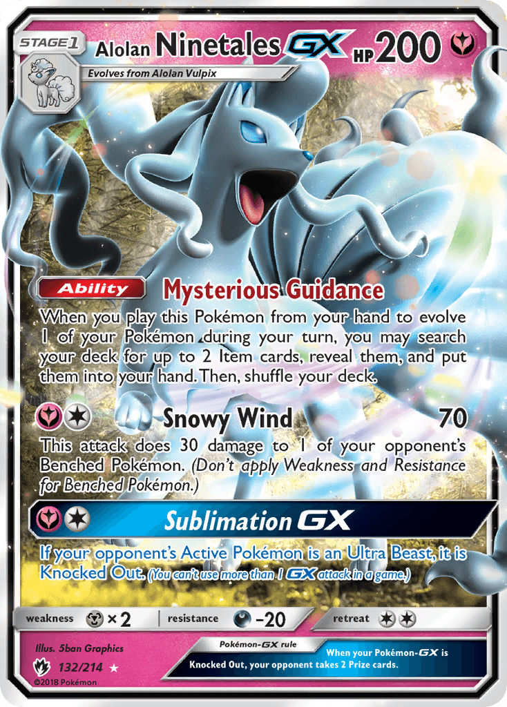 Alolan Ninetales-GX SM8-132