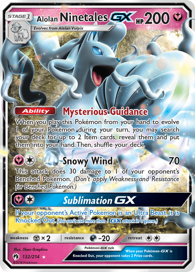 Alolan Ninetales-GX SM8-132