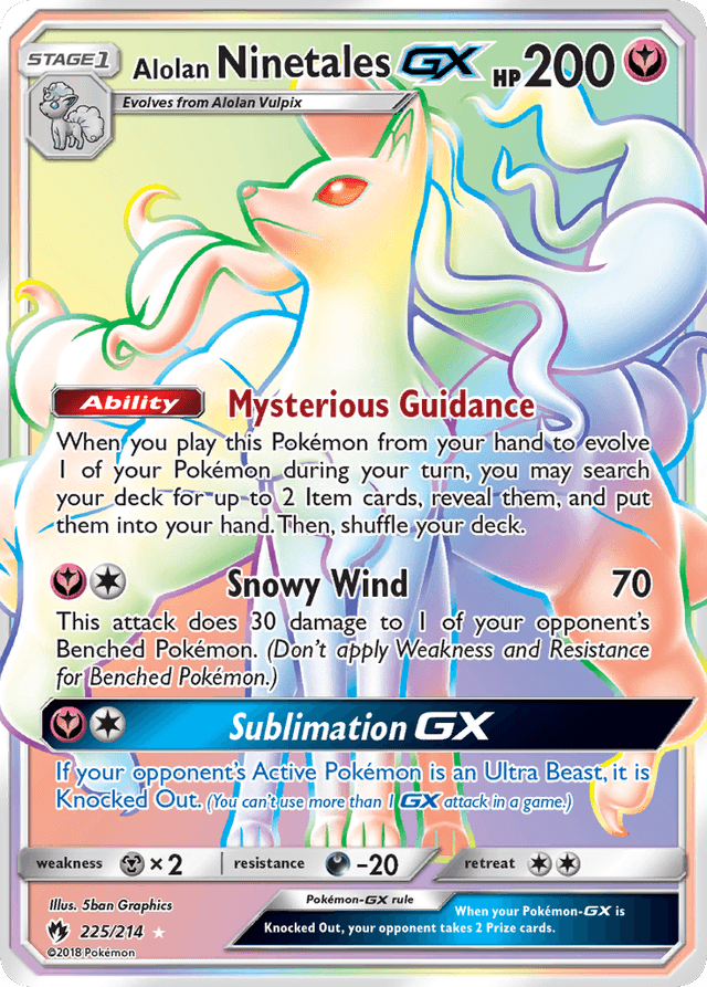 Alolan Ninetales-GX SM8-225