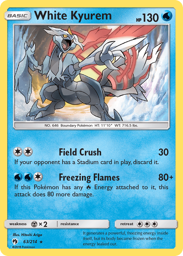 White Kyurem SM8-63